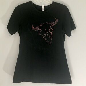 Sturgis Buffalo‎ Chip Foil Buffalo Skull Graphic T Shirt
